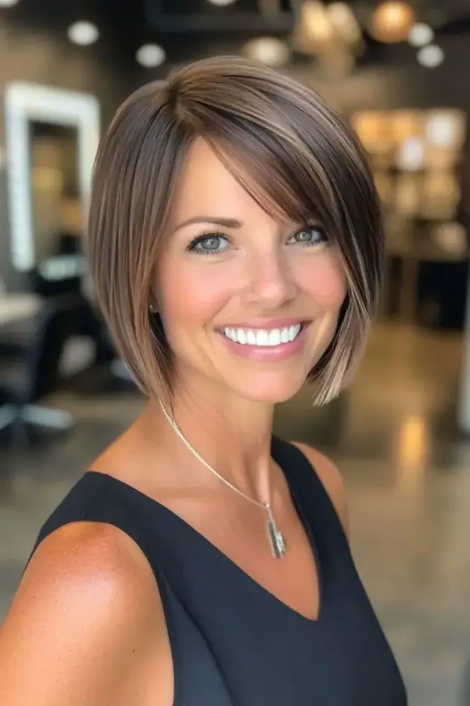 Short and Sweet Bob with Soft Layers