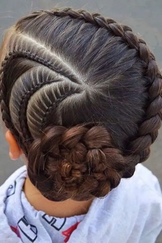Diagonal Part Cornrows