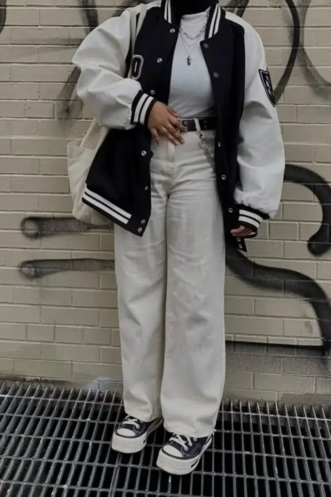 High School Varsity Nostalgia Outfit