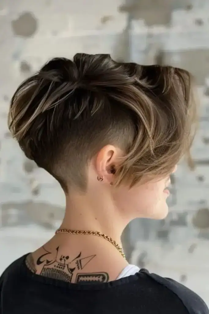 Wavy Bob with Undercut