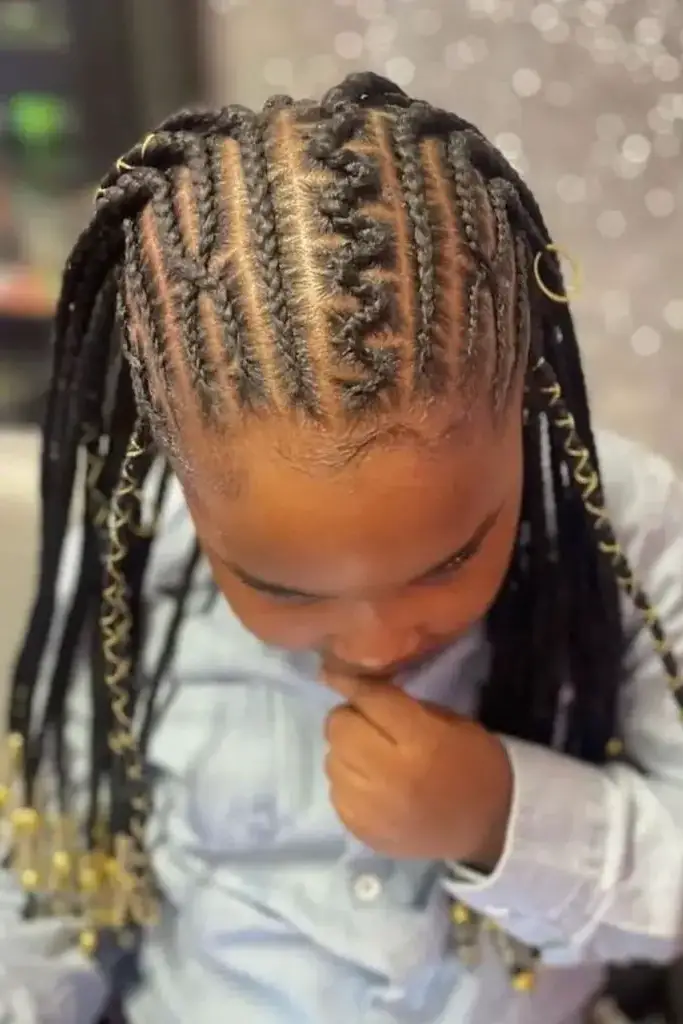 Zig-Zag Cornrow Trails