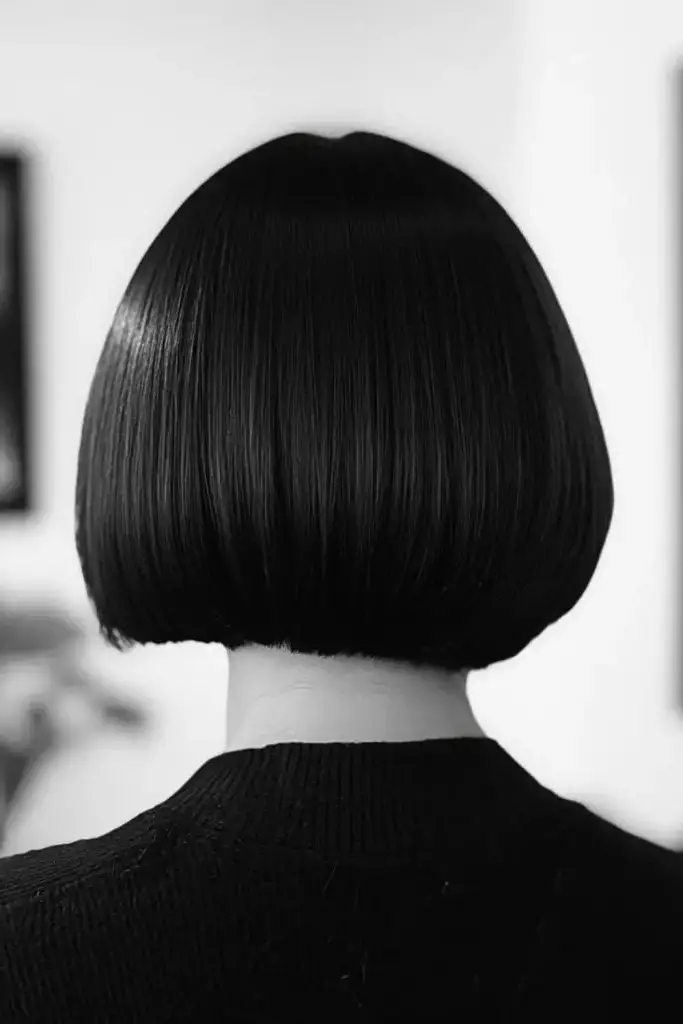 Sleek Blunt Bob Hairstyle