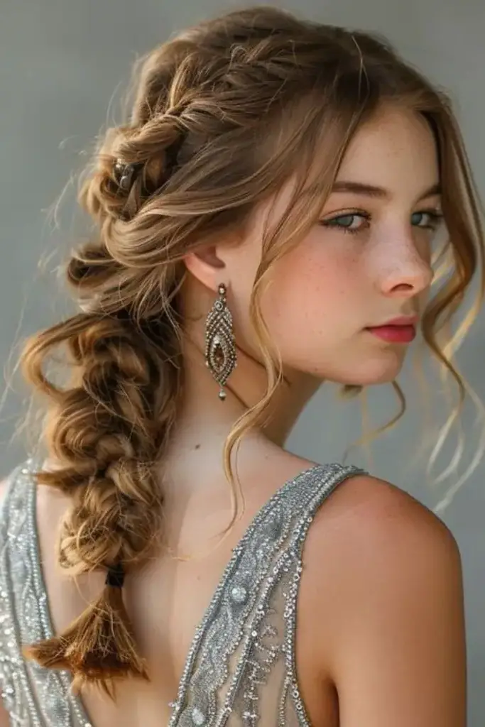 Messy Fishtail Braid