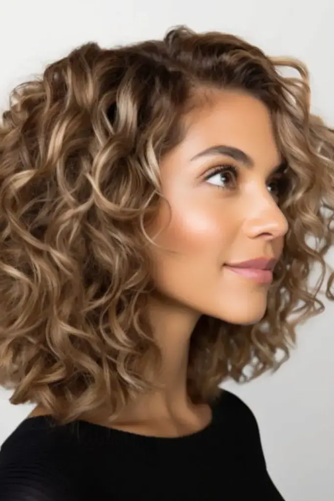 8. Voluminous Curls with Defined Ends
